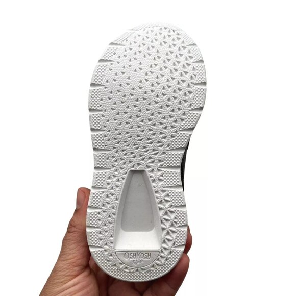 Oshkosh Toddler Boy's Slip-on Casual Sneaker Size 9-10 Gray Lightweight & Comfy - Picture 9 of 16